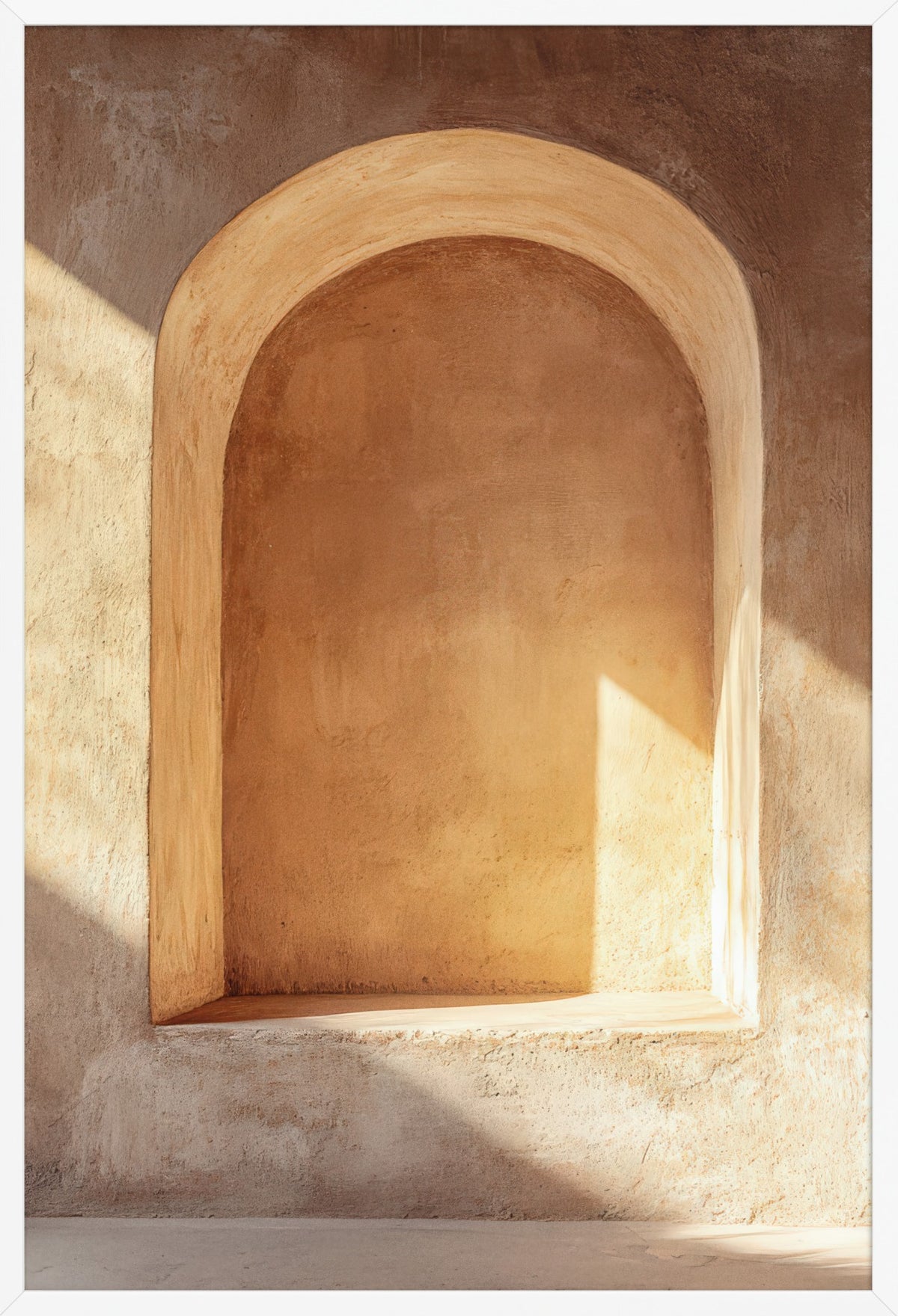 Golden Niche — poster in a white frame, front view