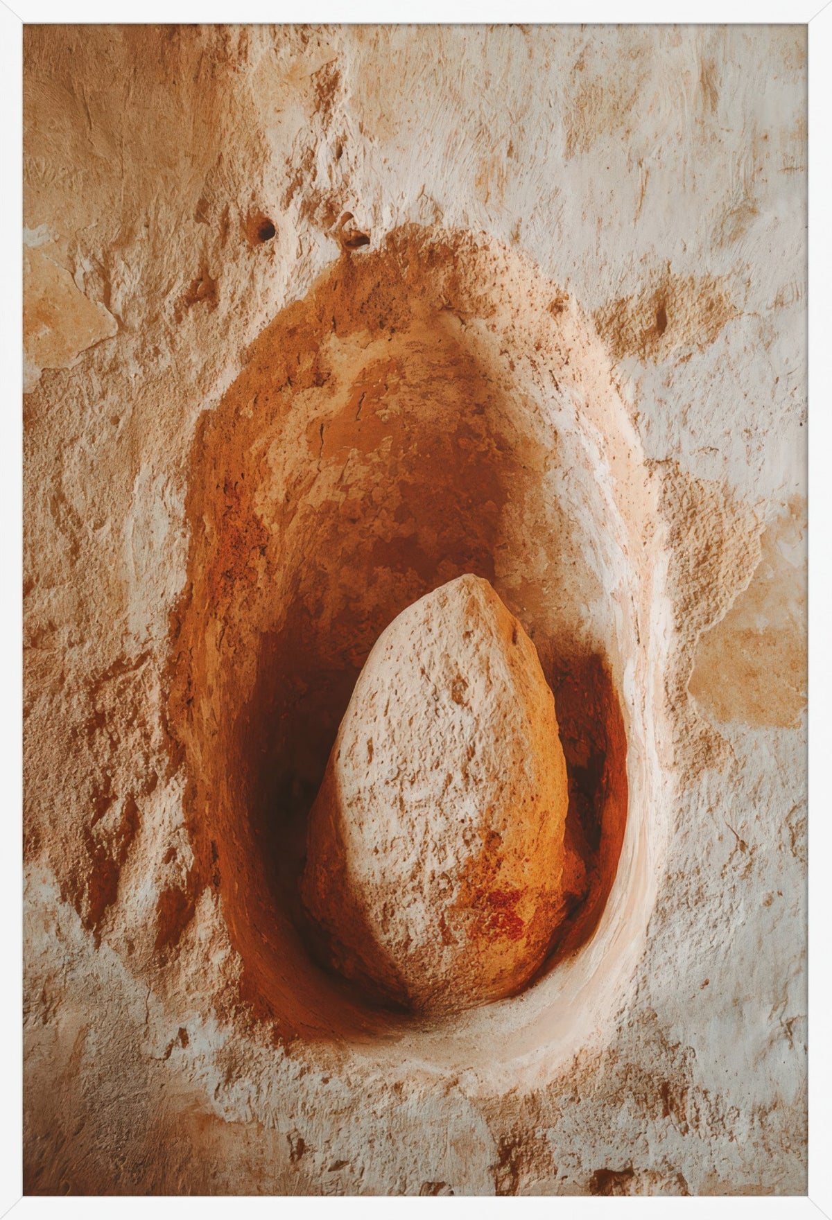 Sacred Niche — poster in a white frame, front view