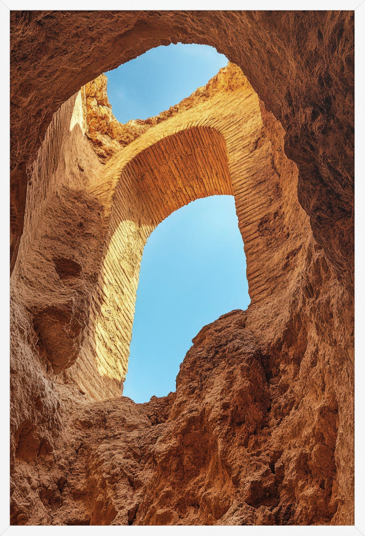 The Canyon Eye — poster in a white frame, front view