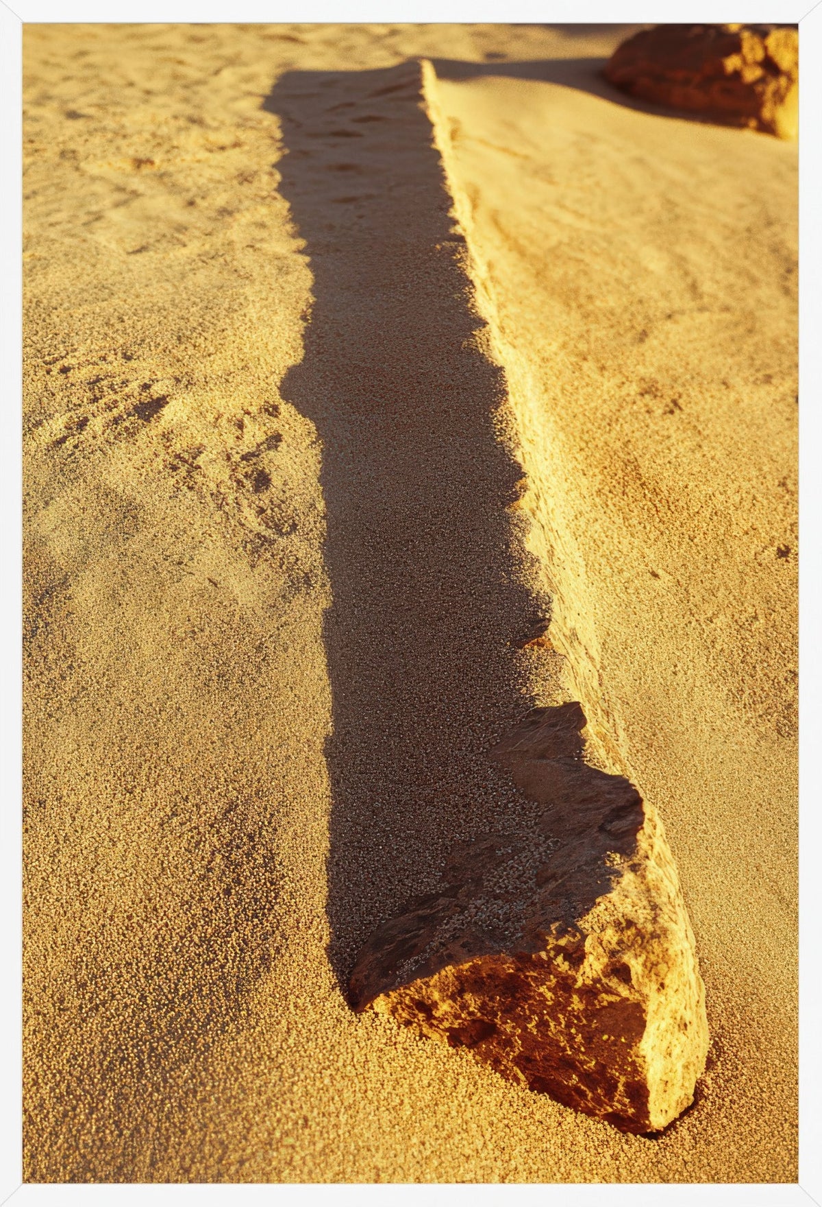 The Shadow of Stone — poster in a white frame, front view