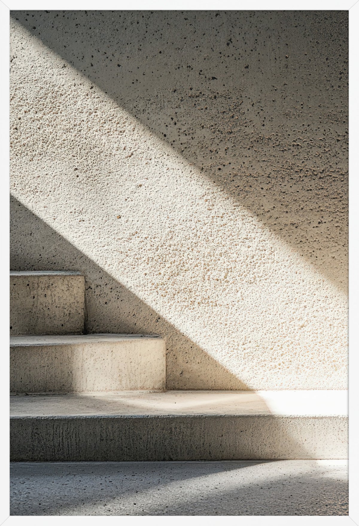 The Midday Shadow — poster in a white frame, front view