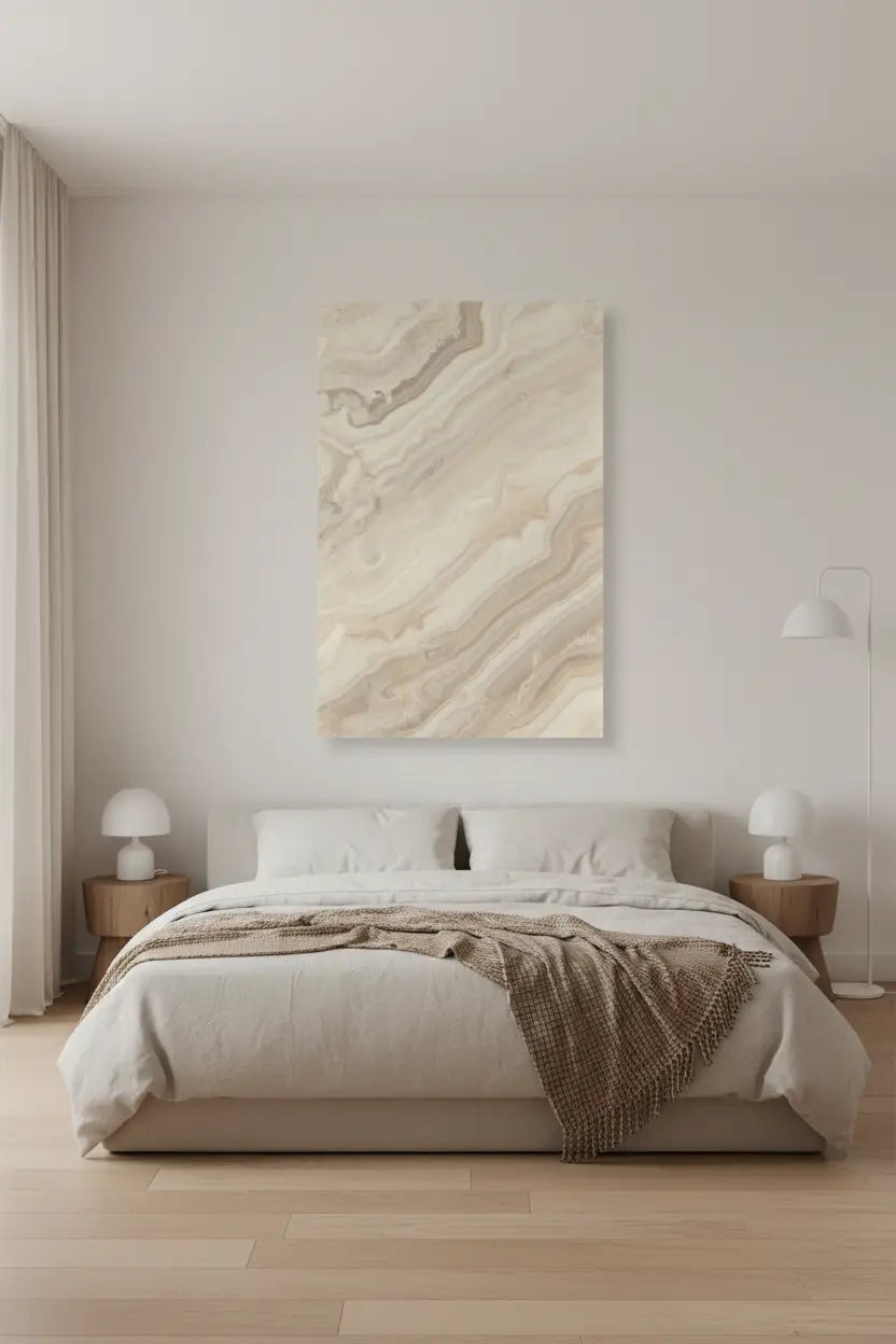 Onyx Nacré — Affiche murale minimaliste noir et or texture minérale — affiche murale minimaliste | Cassili-home