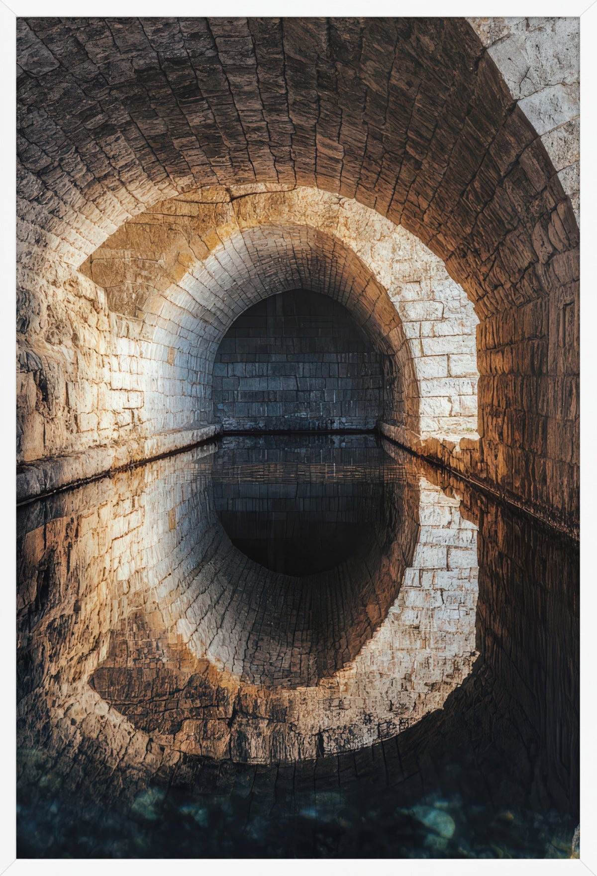 The Secret Passage — poster in a white frame, front view