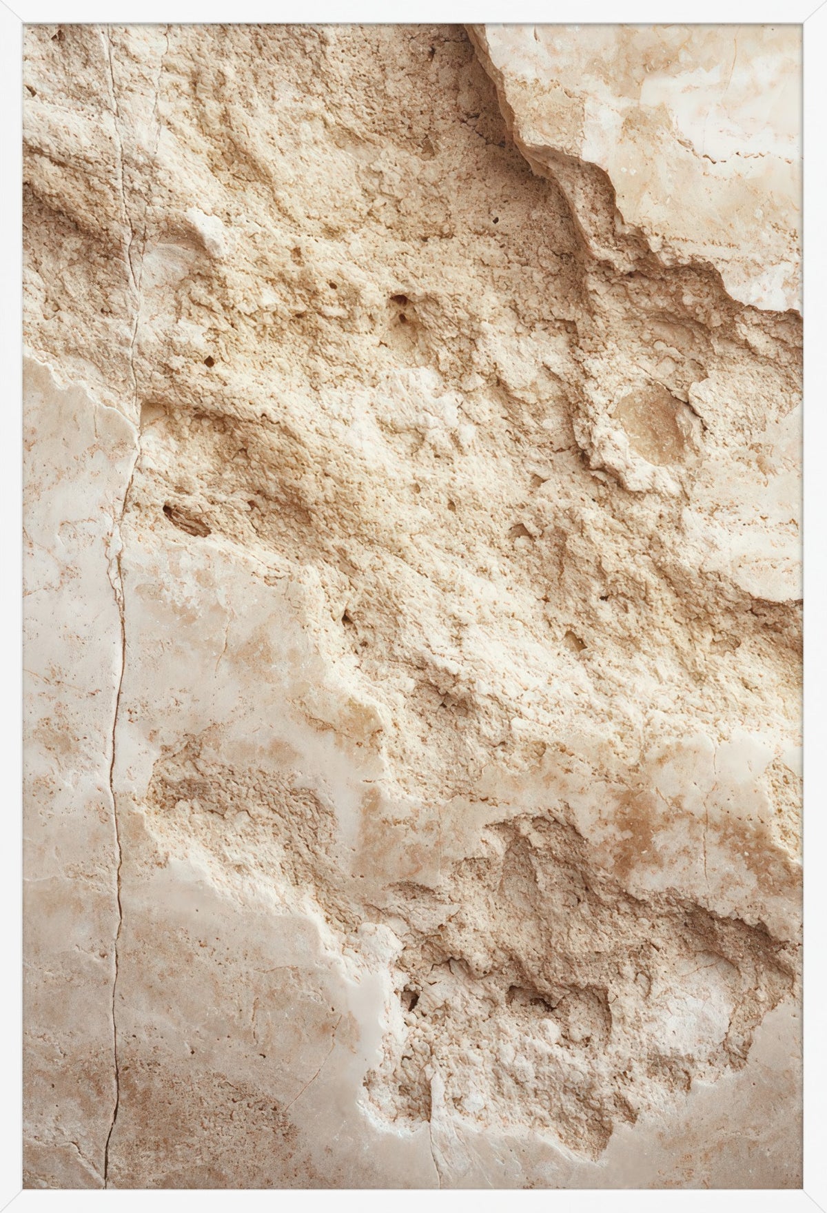 Sandstone — poster in a white frame, front view