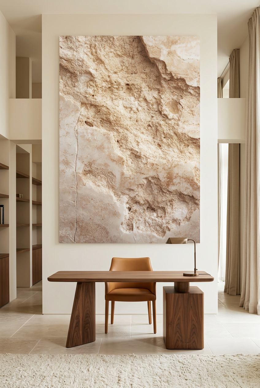 Pietra di Sabbia — poster senza cornice in uno studio