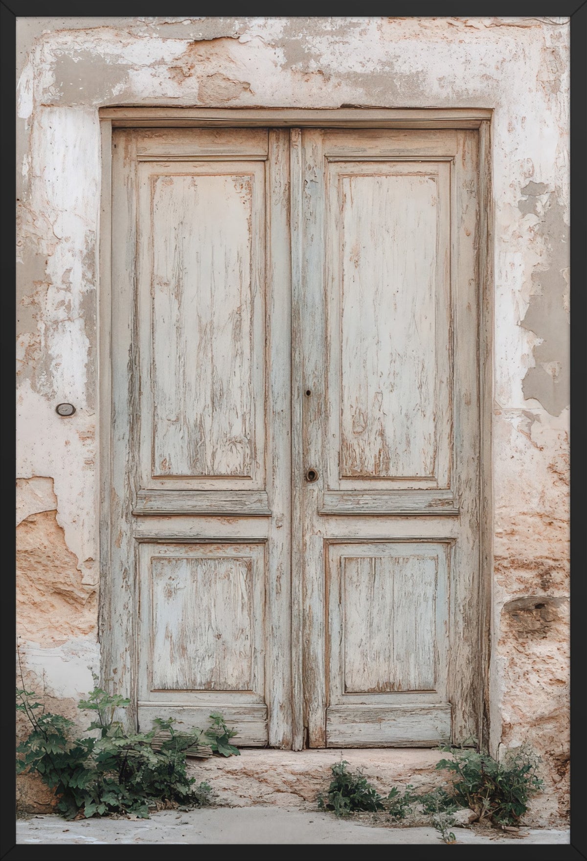 The Forgotten Door — poster in a black frame, front view