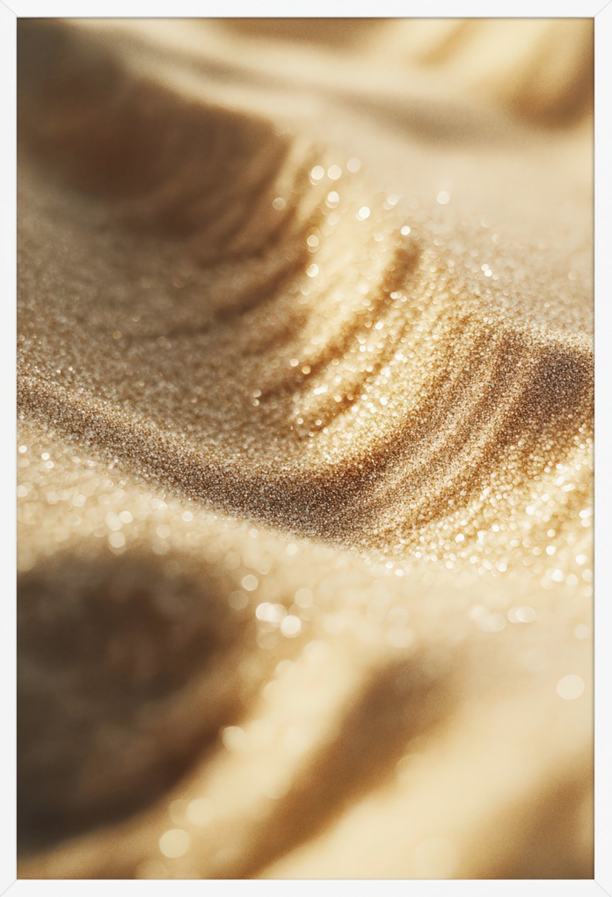 Golden Sands — poster in a white frame, front view