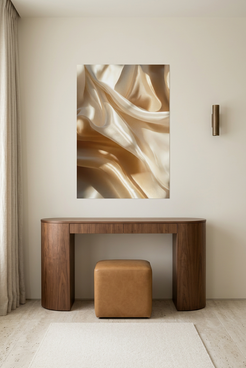 Gouden Zijde — poster zonder lijst in een hal
