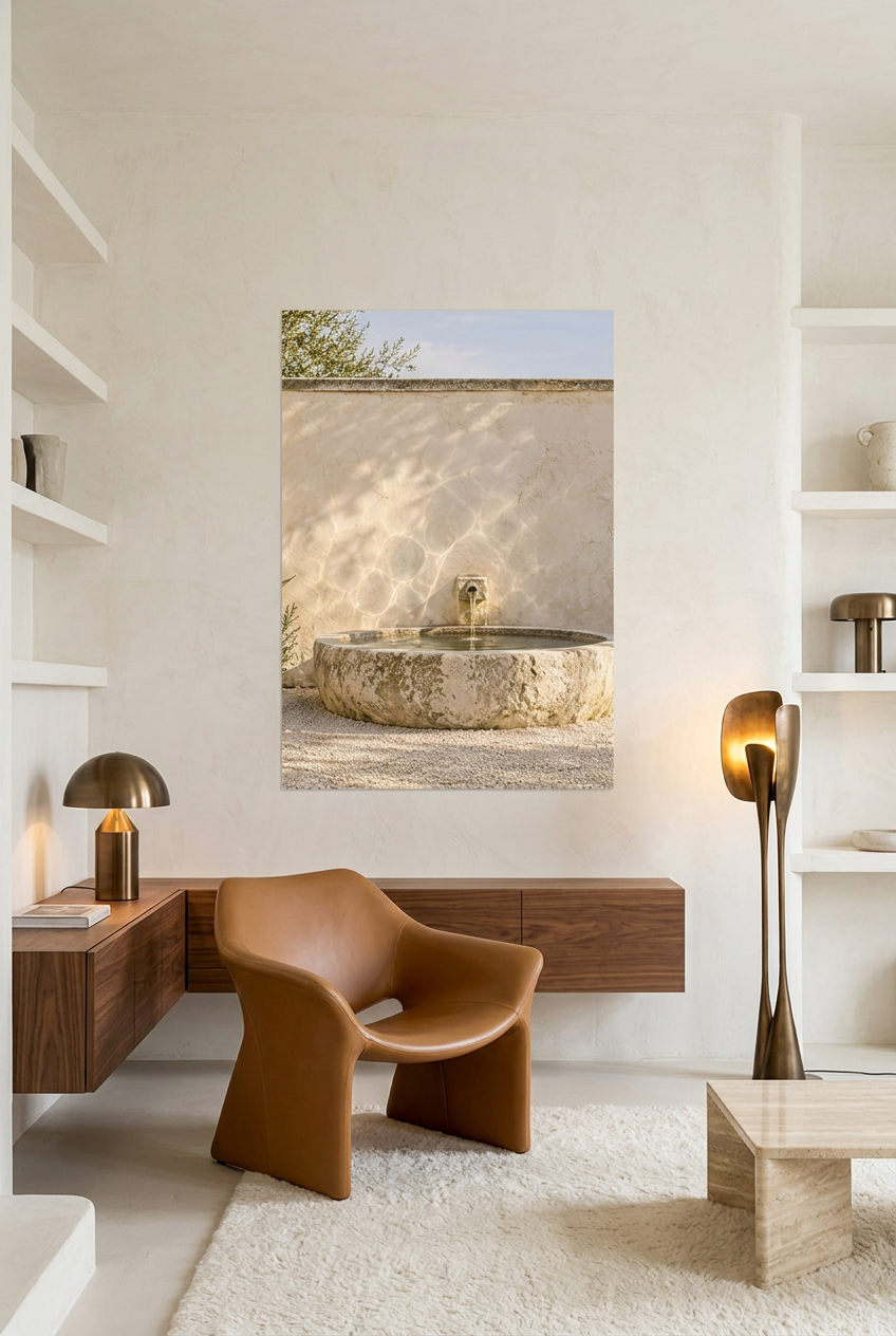 The Stone Spring — unframed poster in a living room