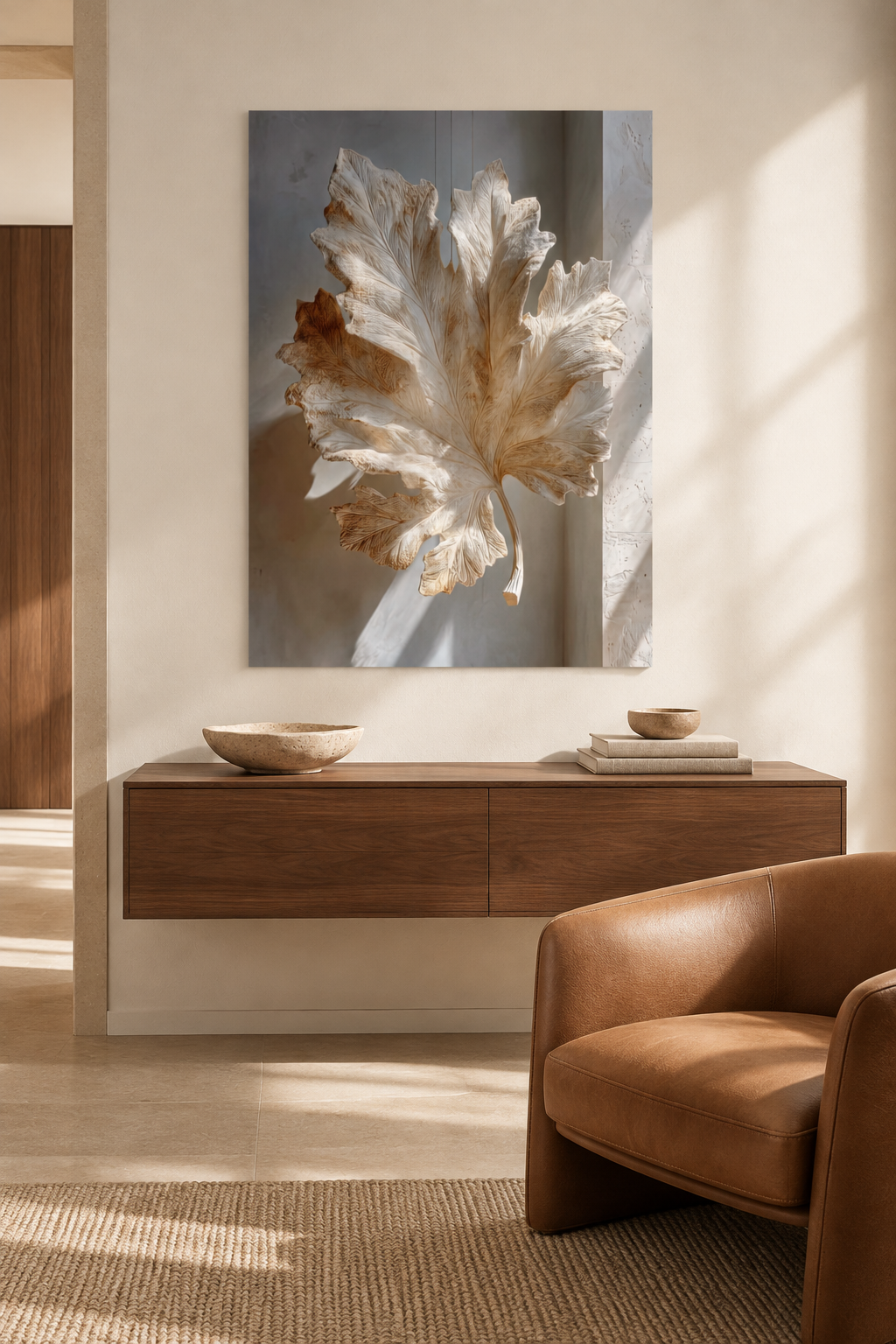 The Fig Leaf in a Mediterranean living room