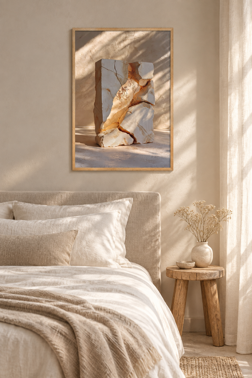 The Split Marble in a bedroom