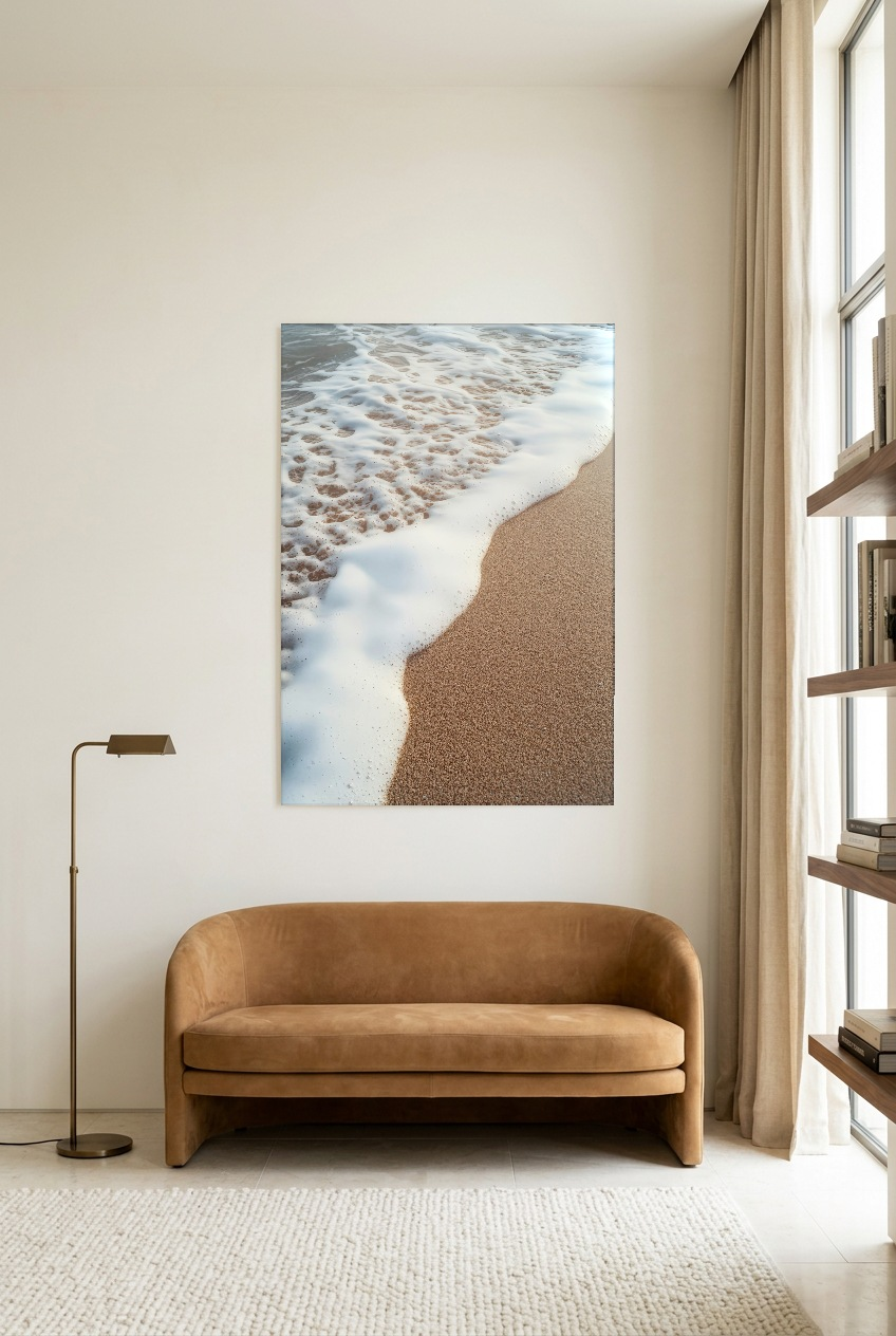 L’Écume de Sable — poster sem moldura numa sala de leitura