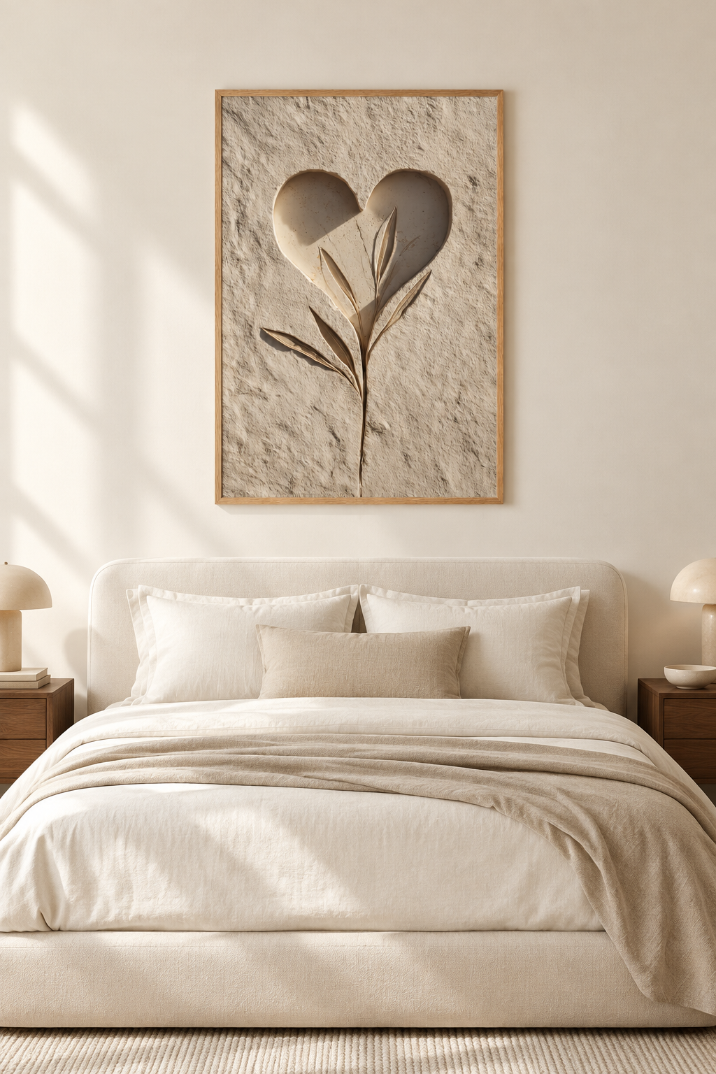 Het Hart en de Stengel in een slaapkamer