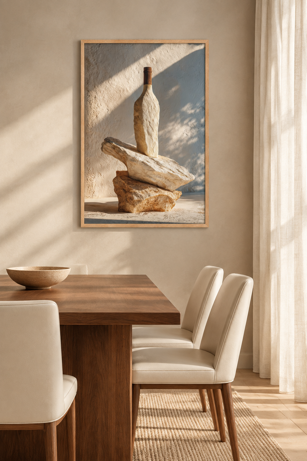 La Bottiglia d'Olio in una sala da pranzo
