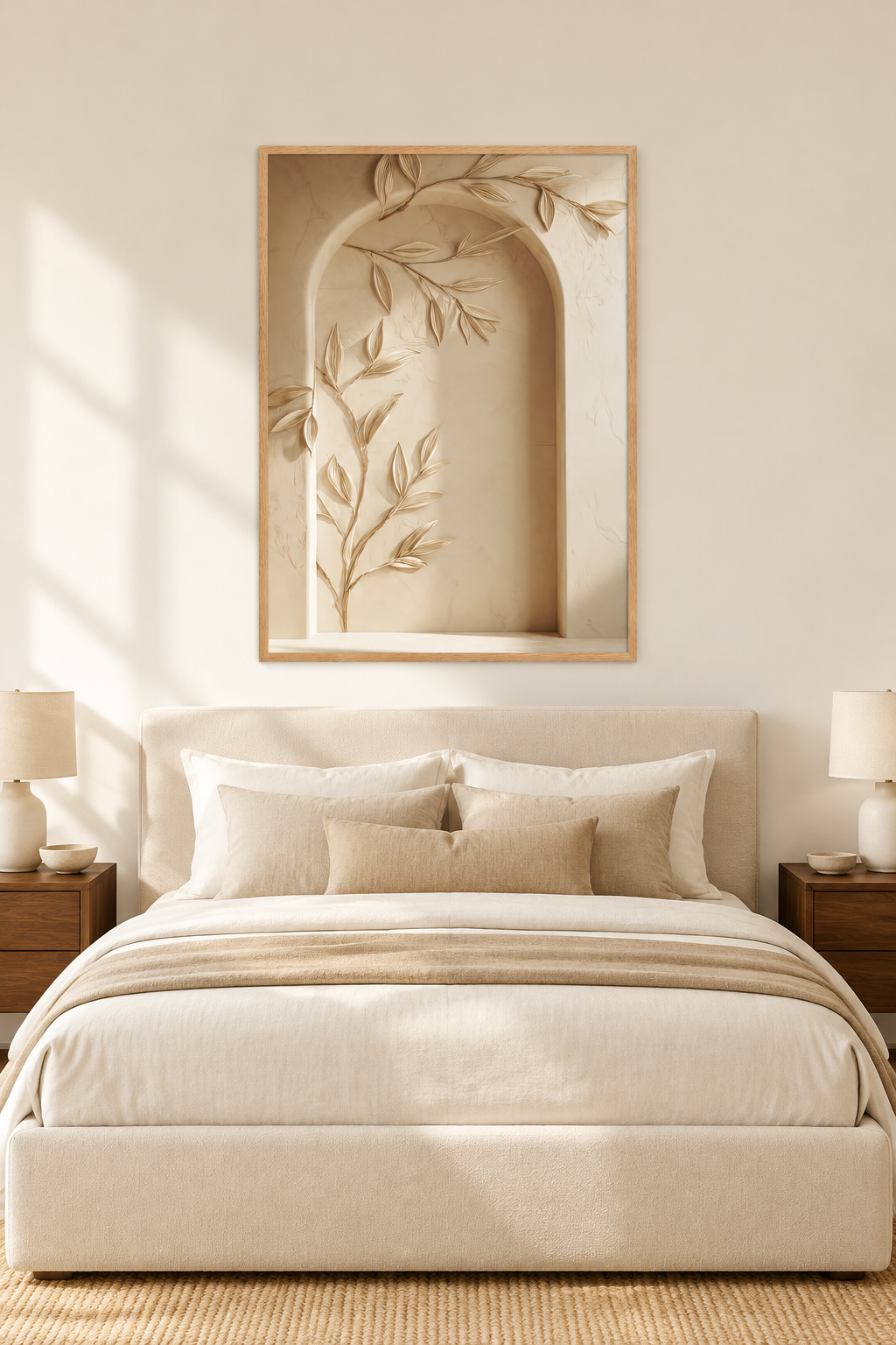 The Leafy Arcade in a bedroom