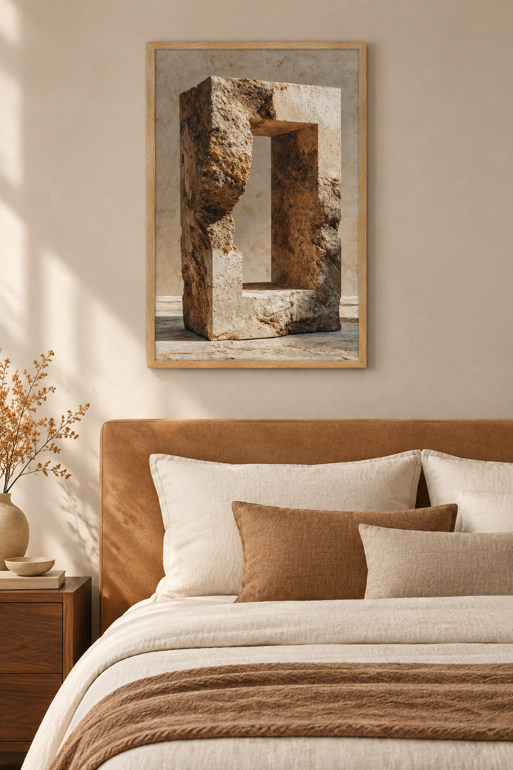 The Stone Aperture in a bedroom