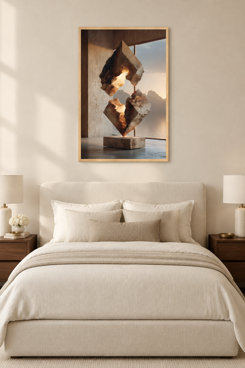 The Split Stone in a bedroom