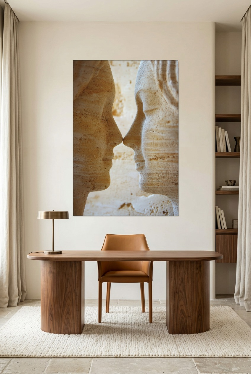 Le Souffle — poster zonder lijst in een werkkamer