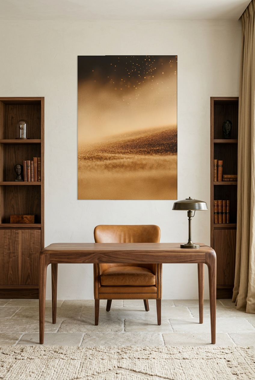 L’Envol du Sable — unframed poster in a home office