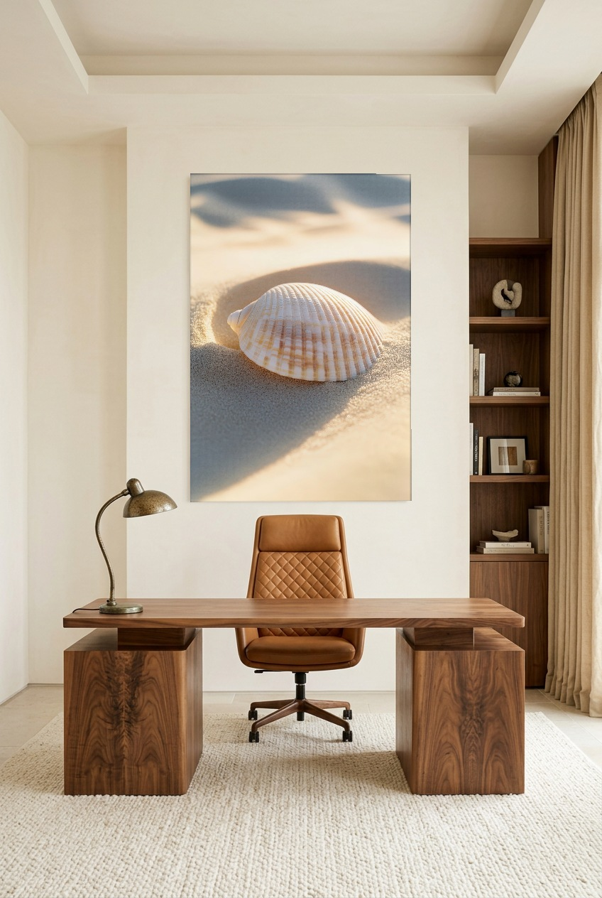 L’Oubliée — unframed poster in a home office