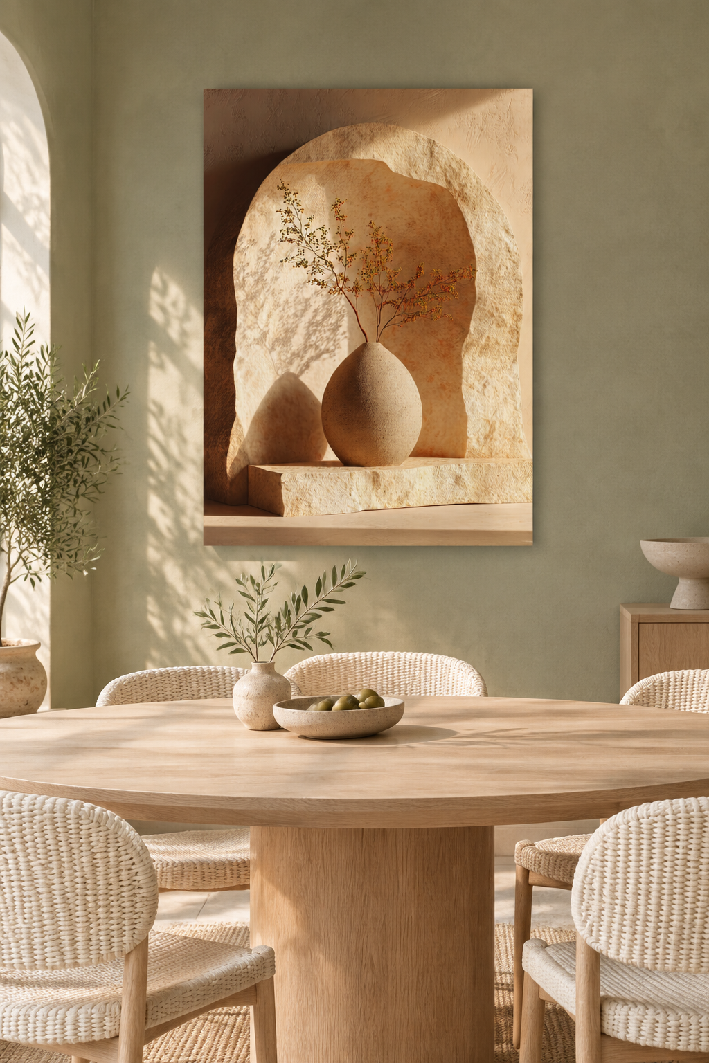 L'Arco dei Due Vasi in una sala da pranzo