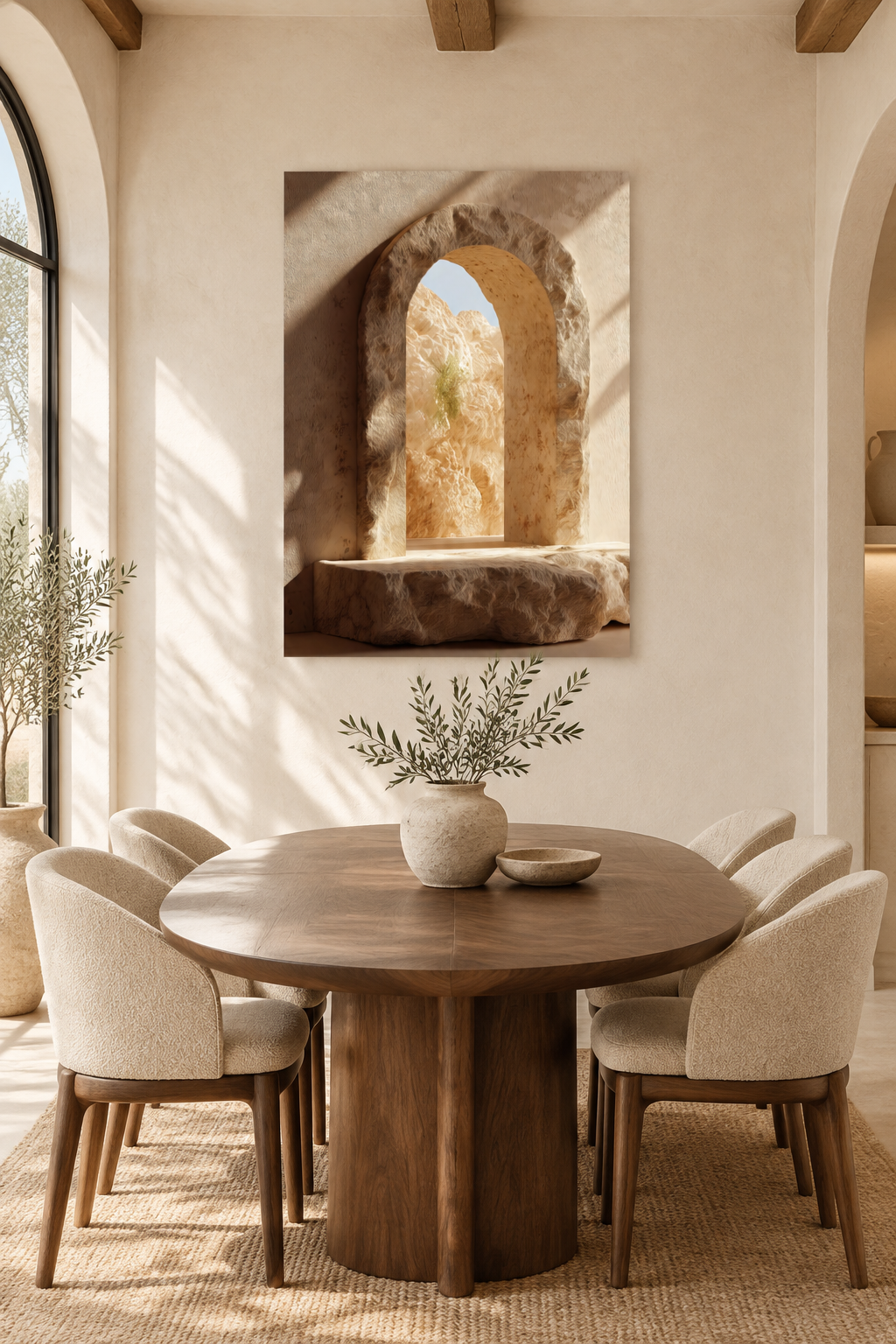 La Finestra sulla Falesia in una sala da pranzo