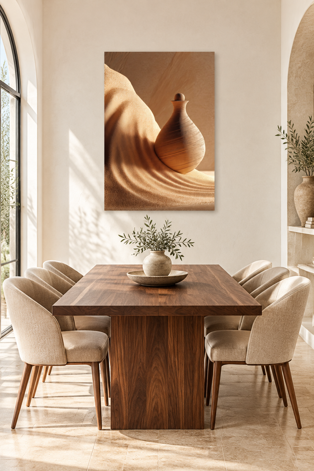 The Flask in the Dunes in a dining room