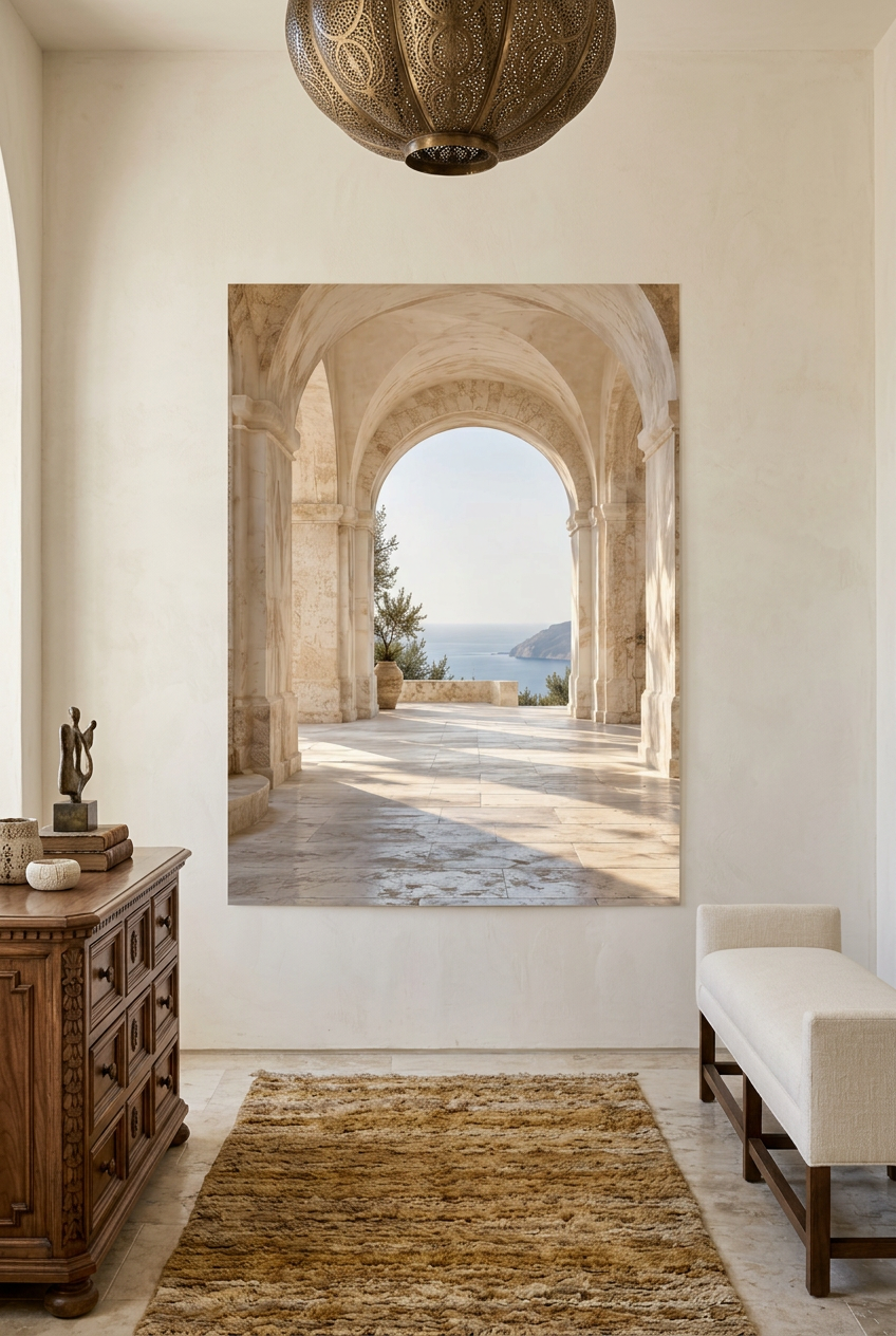The Open Vault — poster in an entrance hall