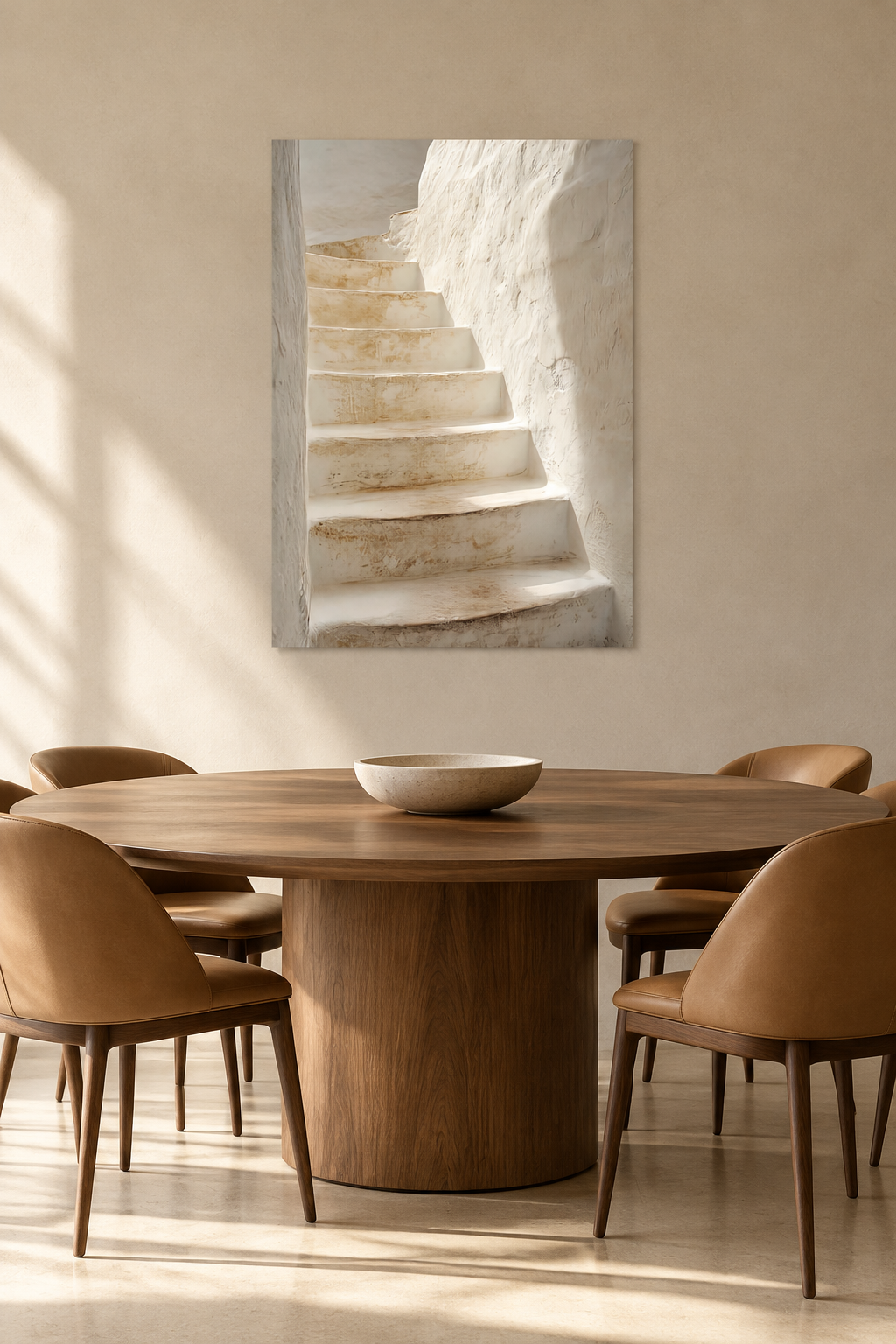 L’Escalier de Chaux dans une salle à manger