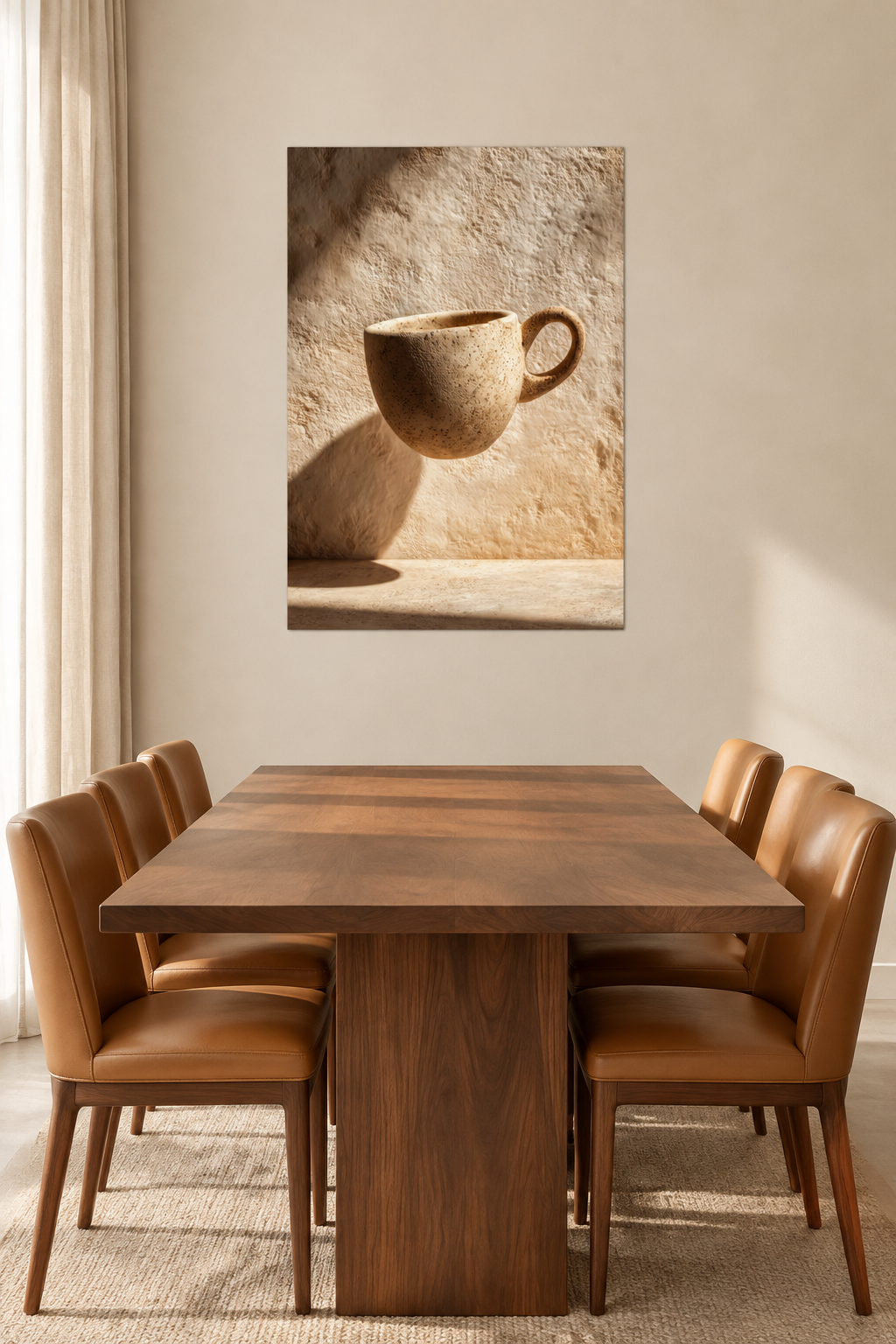 The Floating Cup in a dining room