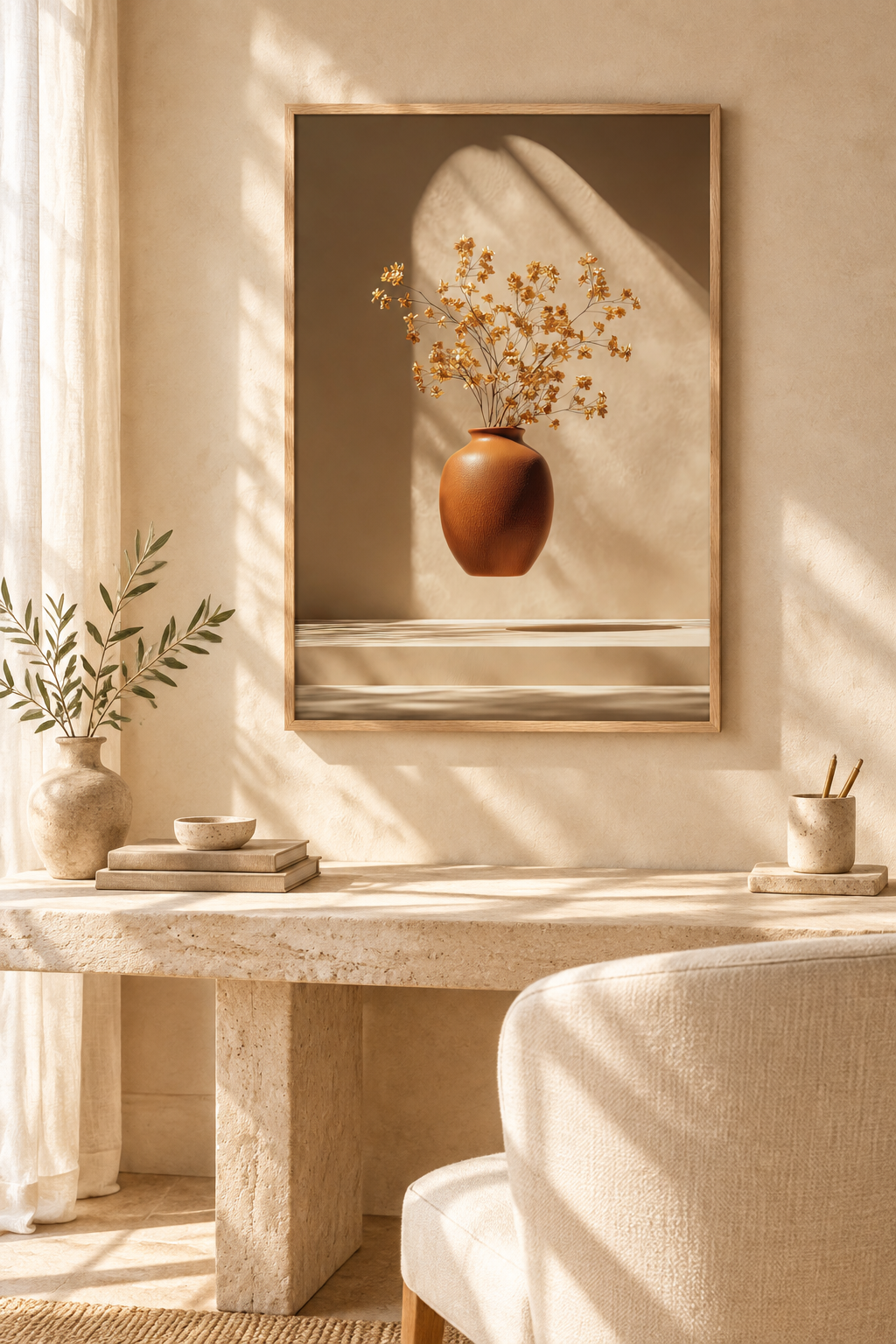 The Golden Sheaf in a home office