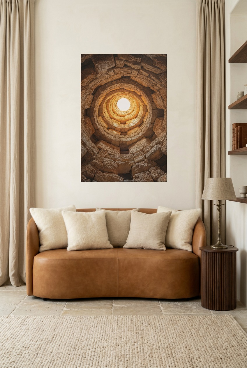 Le Puits Ancien — poster sem moldura numa sala de leitura