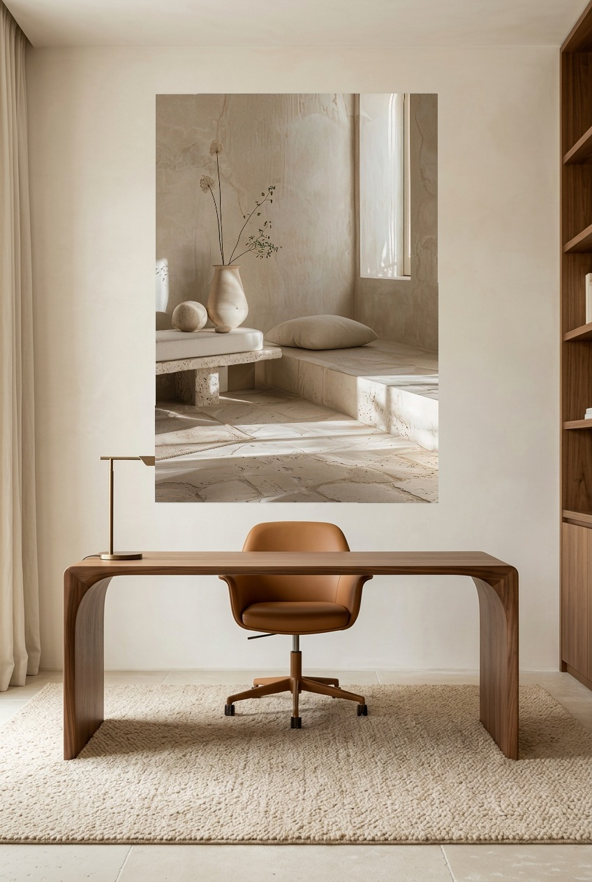 Le Salon de Travertin — poster senza cornice in uno studio