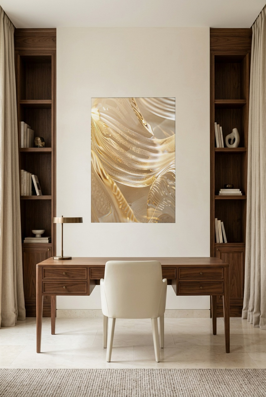 L’Or Fondu — poster sem moldura num escritório