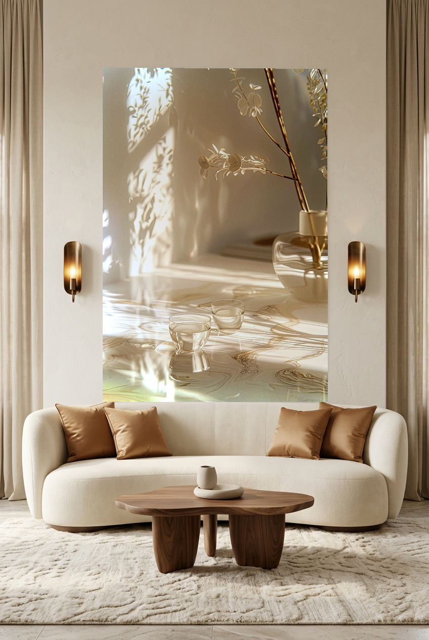 Le Thé à l’Ombre — Poster ohne Rahmen im Wohnzimmer