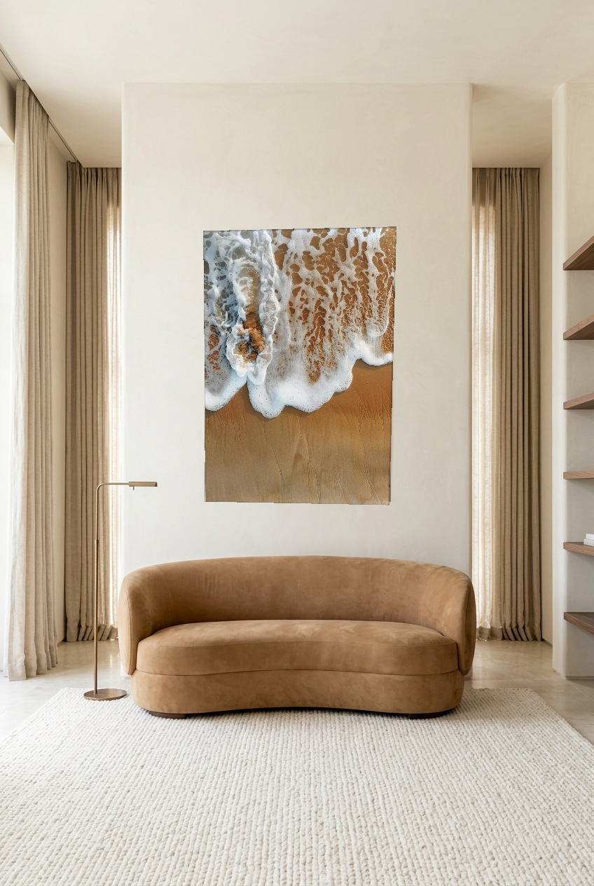 L’Écume Dorée — poster sem moldura numa sala de leitura