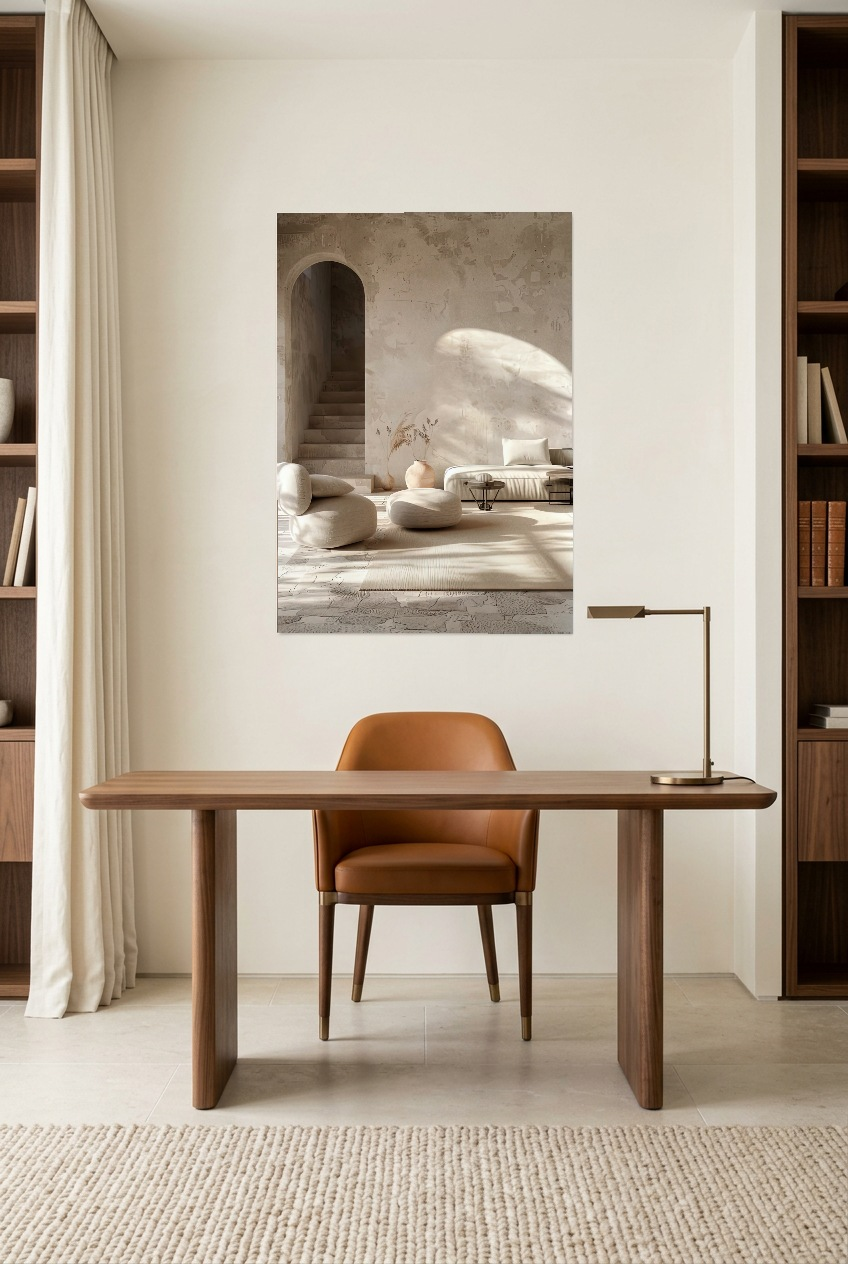 Le Salon de l’Arche — poster senza cornice in uno studio