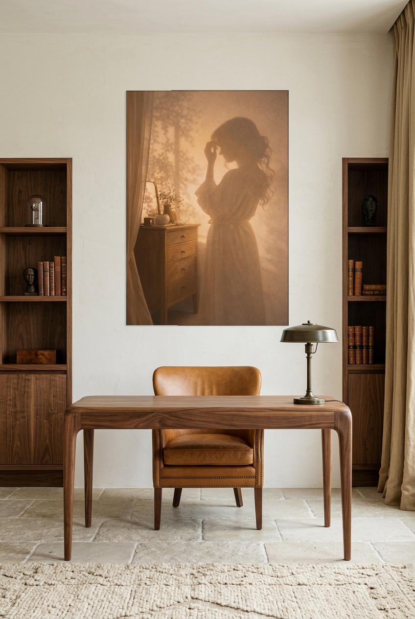 Le Rituel du Soir — poster senza cornice in uno studio