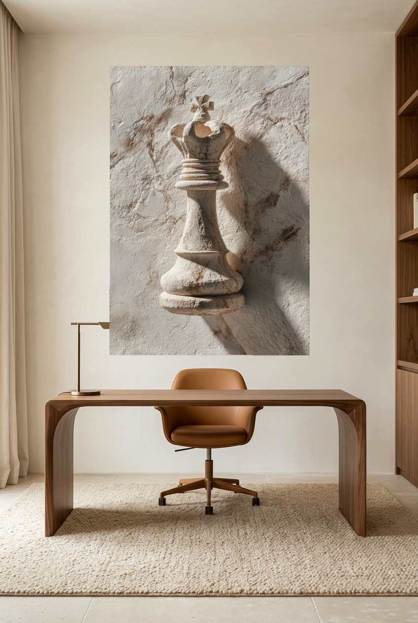 Le Roi en Relief — poster senza cornice in uno studio