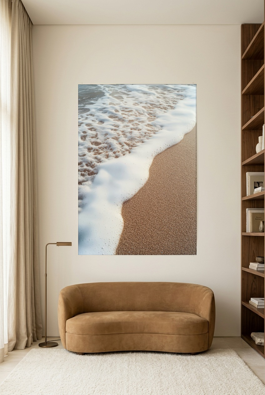 L’Écume de Sable — poster sem moldura numa sala de leitura