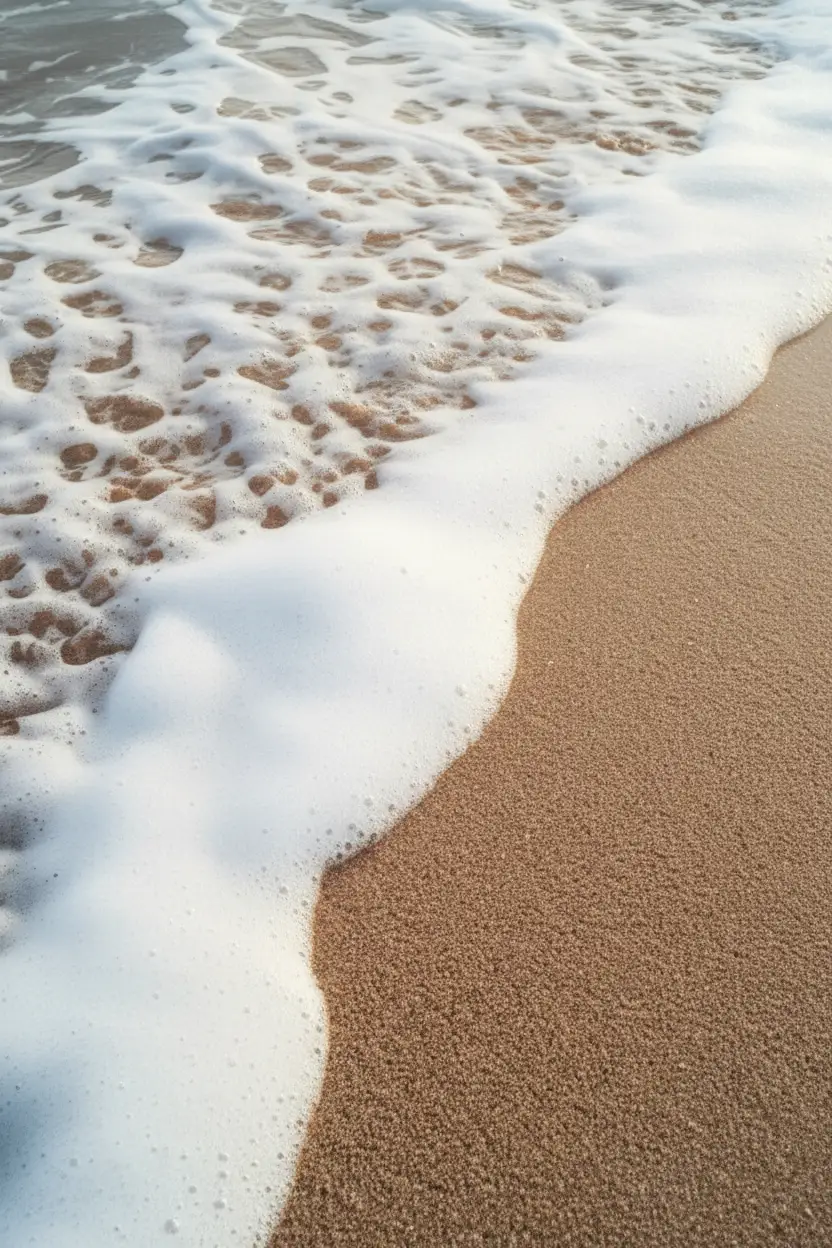 L’Écume — Affiche murale minimaliste sable et mer — affiche murale minimaliste | Cassili-home