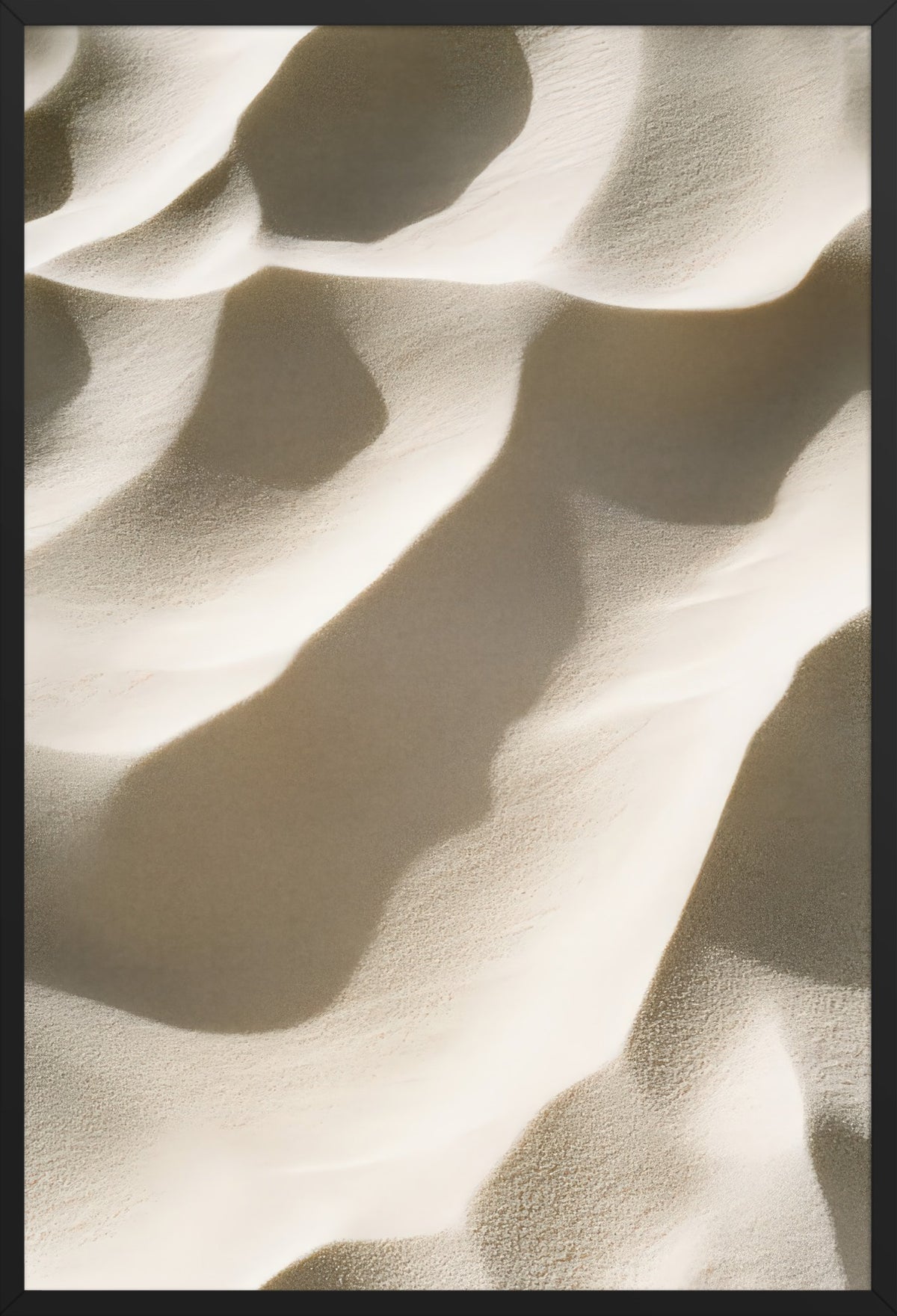 The Sand Waves — poster in a black frame, front view