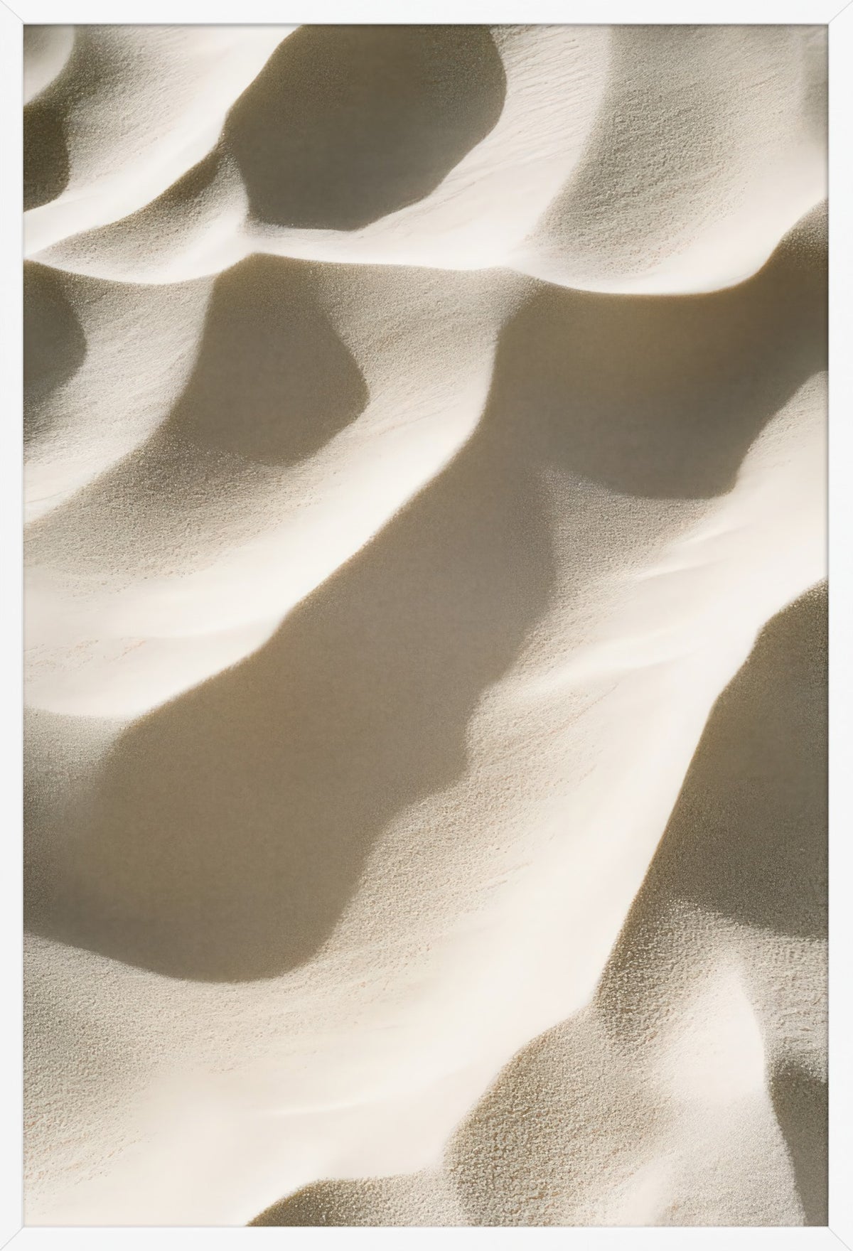 The Sand Waves — poster in a white frame, front view