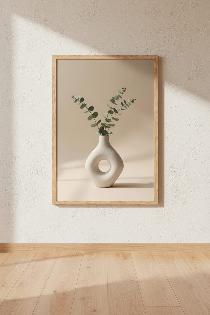Vase Anneau — salon minimaliste