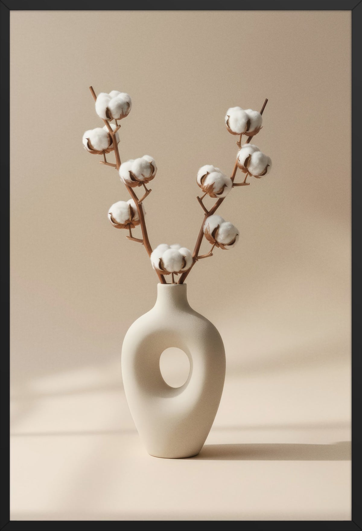 Cotton Soul — poster in a black frame, front view